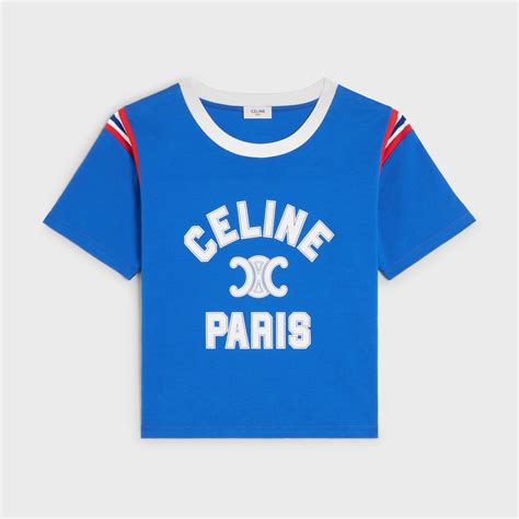 celine white - t-shirt price|celine cropped t shirt.